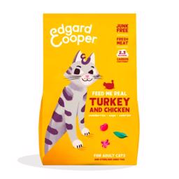Edgard Cooper Tørfoder Til Voksne Katte med Kalkun & Kylling